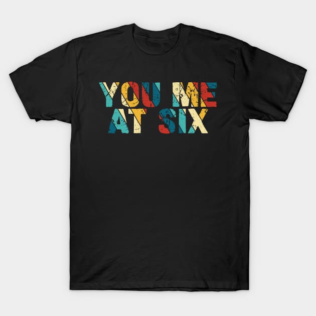 Retro Color - You Me At Six T-Shirt by Arestration